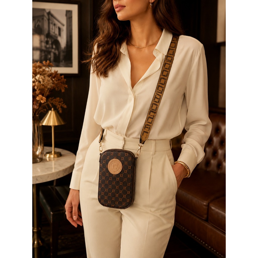 Bolsa Transversal Porta Celular Feminina Premium – Elegância e Praticidade no Seu Dia a Dia