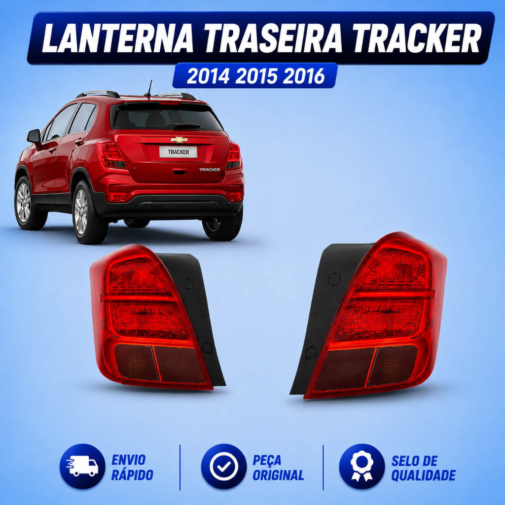 Lanterna Traseira Tracker Ano 2014 2015 2016
