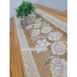 Caminho de Mesa 6 LUGARES Trilho de Mesa GRANDE Renda 0,50 X 2,00