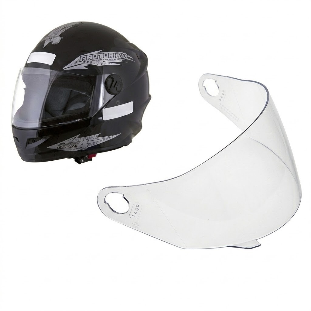 Viseira Cristal Capacete New Libert 4 New 5 Taurus Joy 23 Rs R8 Polivisor