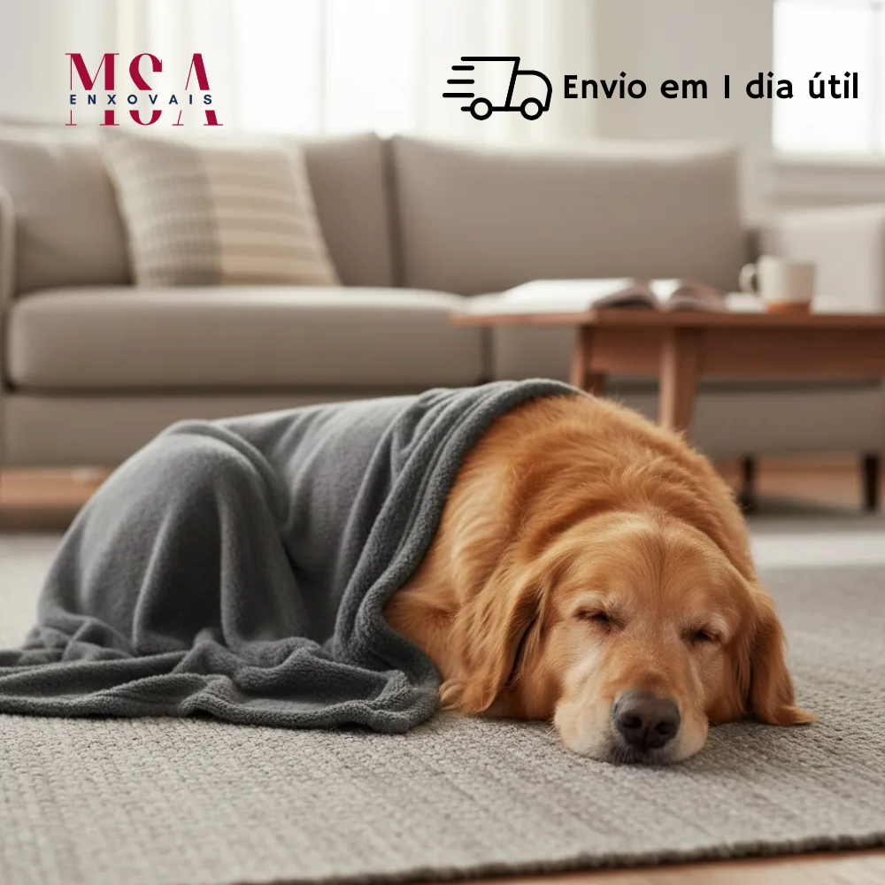 Manta Coberta Pet 1 Peça 1,10 x 90cm Cachorro Gato Microfibra