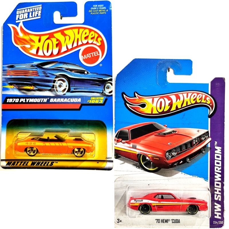 Hot Wheels Plymouth, Olds,  Barracuda, Renner, Triumph, AMC Javelin.