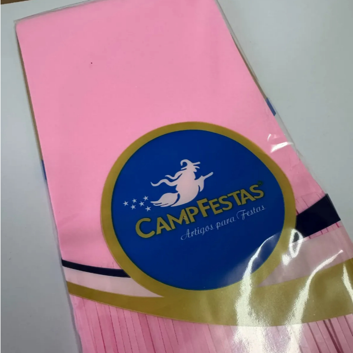 Papel de Seda para Bala de Coco com Franja Rosa Candy 48 Folhas CampFestas – Inspire Sua Festa Loja