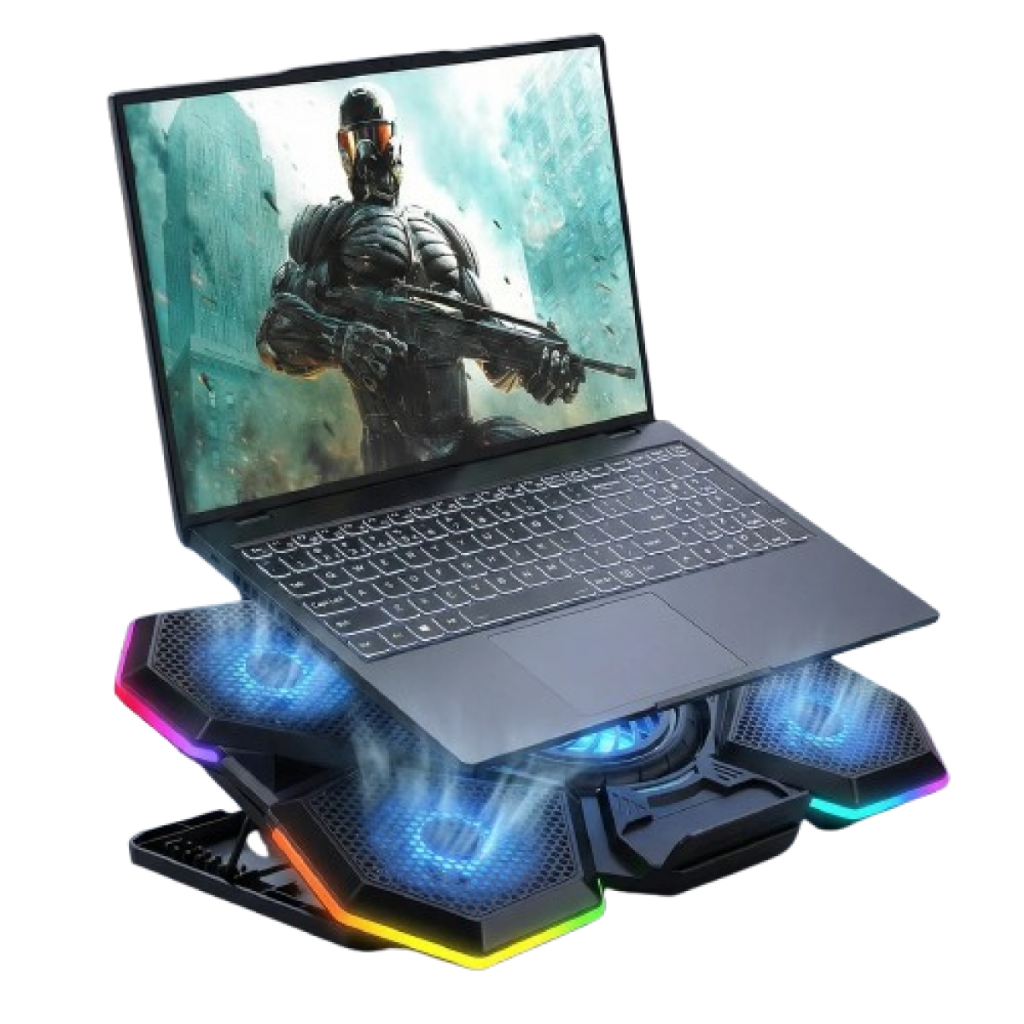Base Cooler Notebook Gamer Até 19 Com 4 Fans Regulável 2 USB