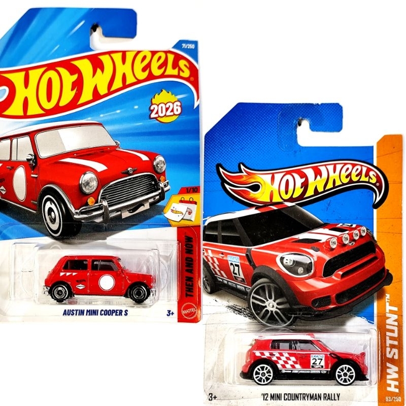 Hot Wheels, Mattel, Mini Cooper, Morris.
