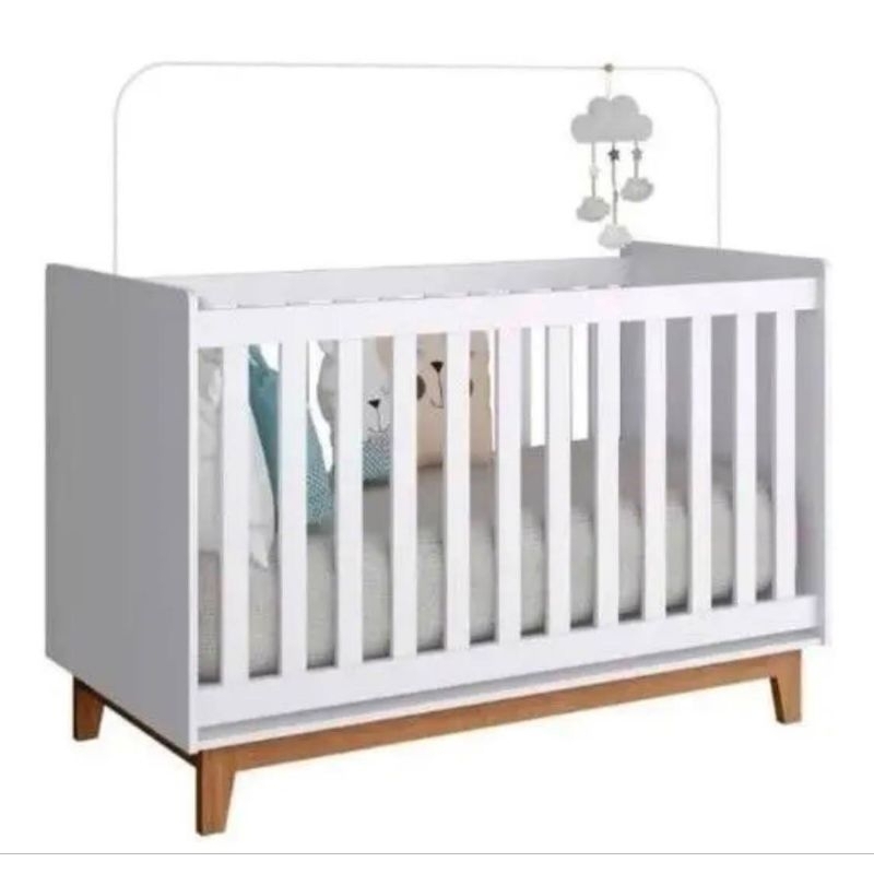Haste para Berço Decorativa 1,30m Modelo Arco para Móbile Infantil