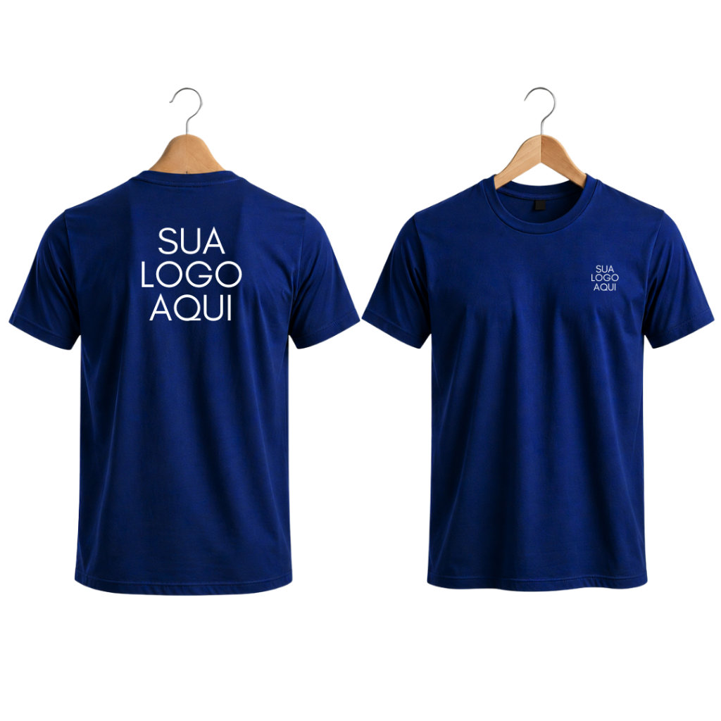 Camiseta Personalizada Com Sua Logo Foto Ou Arte