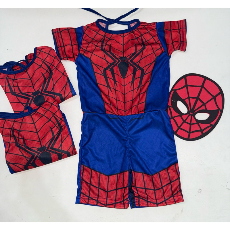 fantasia macacão curto aranha🕷️💙(um novo dia)♥️🕸️