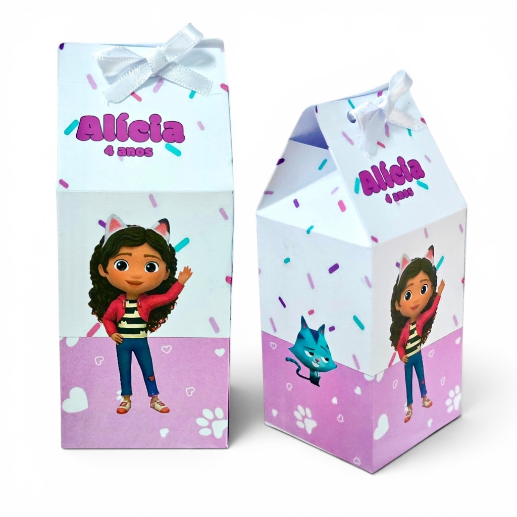 10 Caixas Milk Personalizada P/Festa Aniversário Temático Infantil Lembrancinha Mesversário