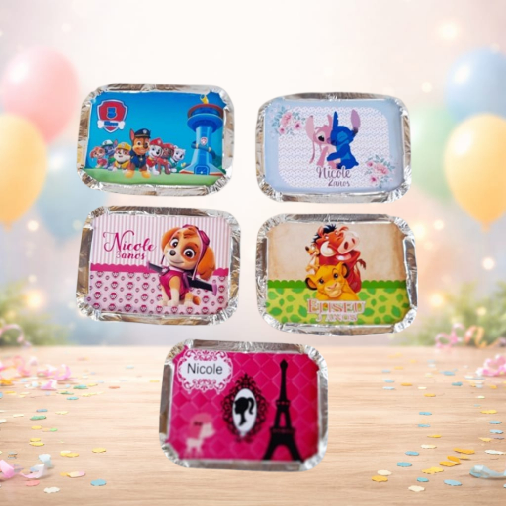 Marmitinha Personalizada para Lembrancinha  Festa Aniversário vários temas.
