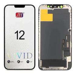 Tela Frontal Display Touch iPhone 12 Vivid FHD / Incell HD Preto