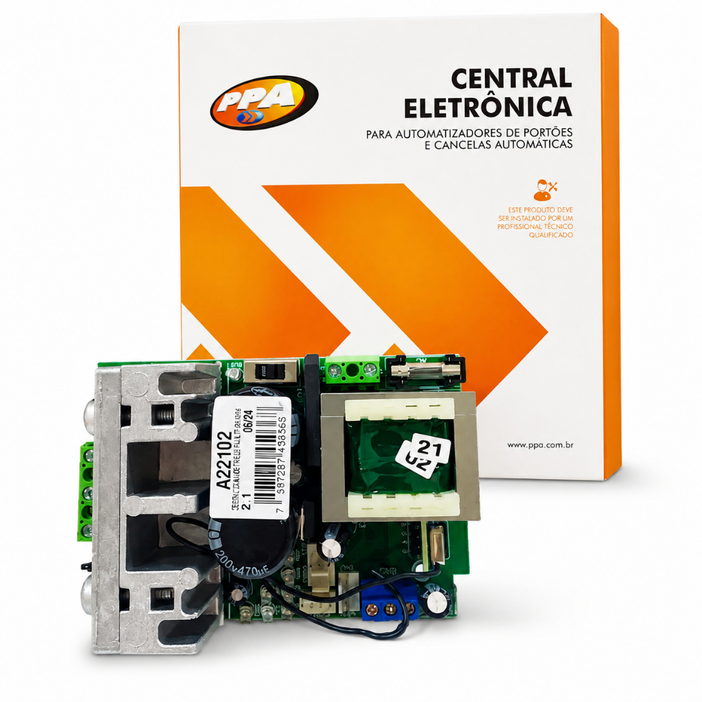 Central Motor Portão PPA JetFlex Triflex Facility Original Inversora 127V 220V
