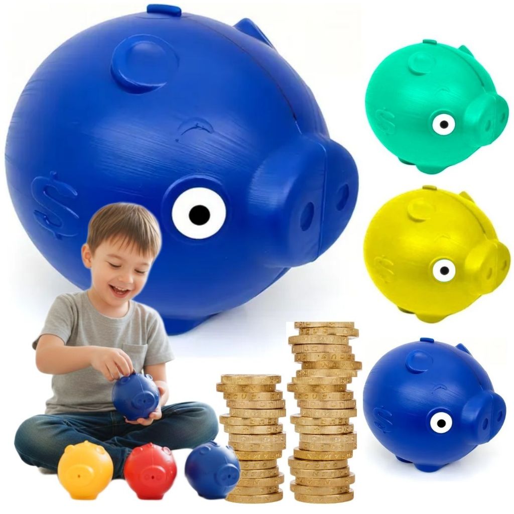 Kit Cofrinho Porquinho Cofre Brinquedo Lembrancinha Festa Aniversario Porco Festa Junina Prenda