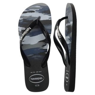 Chinelo Havaianas Top Camuflada Preto e Branco Original Chinelos BSB