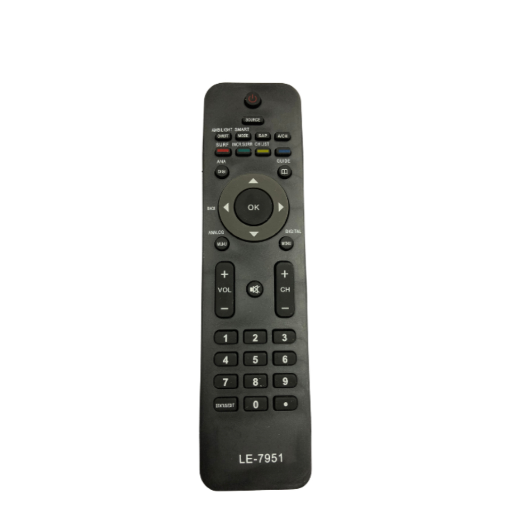 Controle Remoto Compatível Tv Philips Lcd Led 7951