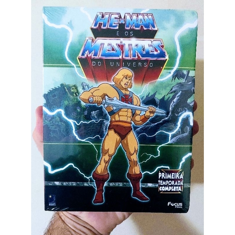 Dvd He-Man E Os Mestres Do Universo 1ª Temporada Completa (LACRADO) RARIDADE 12 DISCOS.