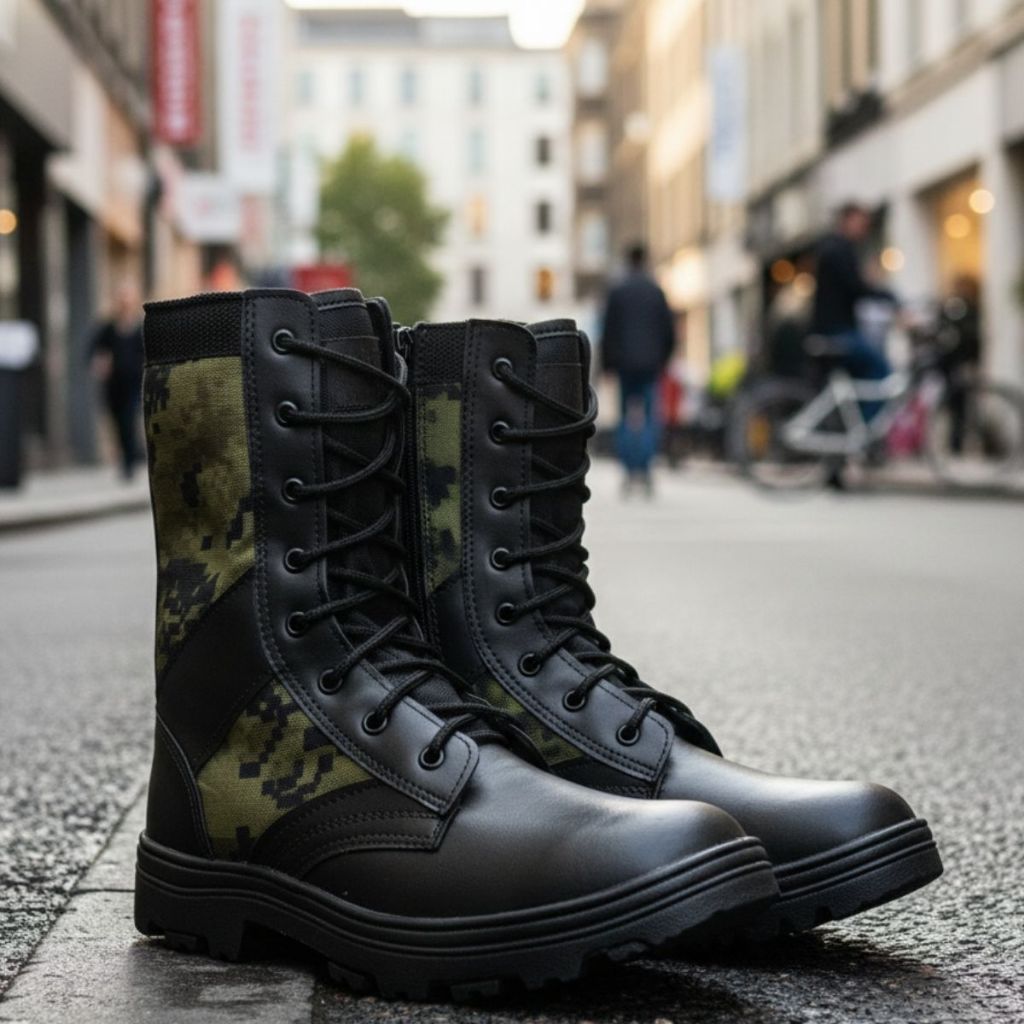 Bota Camuflada Dia a Dia Mega Moda Dia a Dia Puro Estilo e Conforto