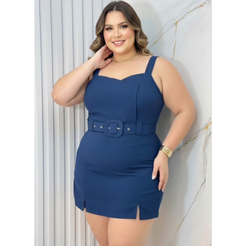 Macacão  Feminino Short Curto Plus size Jardineira short saia Macaquinho Feminino com lycra 46/48/50/52