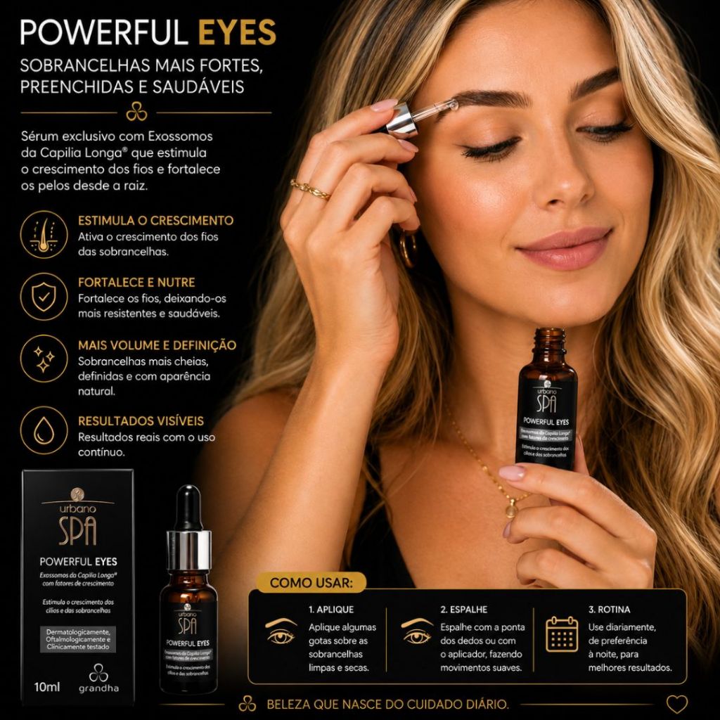 Grandha Powerful Eyes Para Cílios Fortes E Definidos