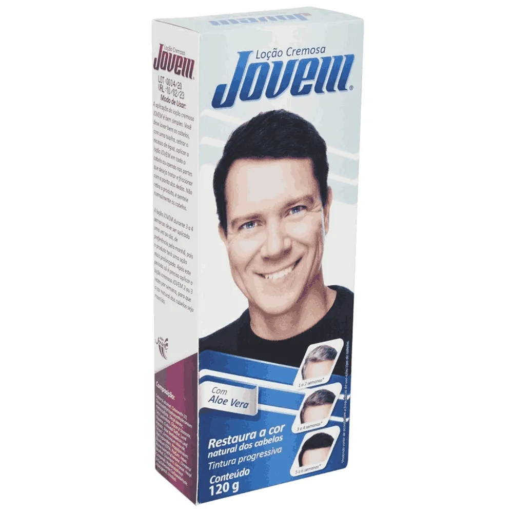 Loção Jovem Restauradora Escurecedora De Cabelo 120G