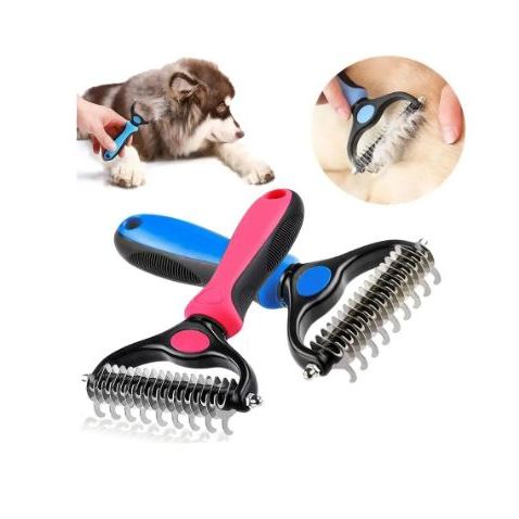 Desembolador Removedor Pelos Pet Rake Escova Cachorro e gatos Subpelos  Pet Escova Pente Rake