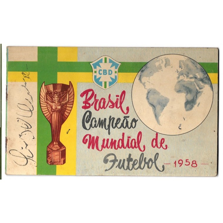 Álbum Copa do Mundo 1958 - Original - Completo