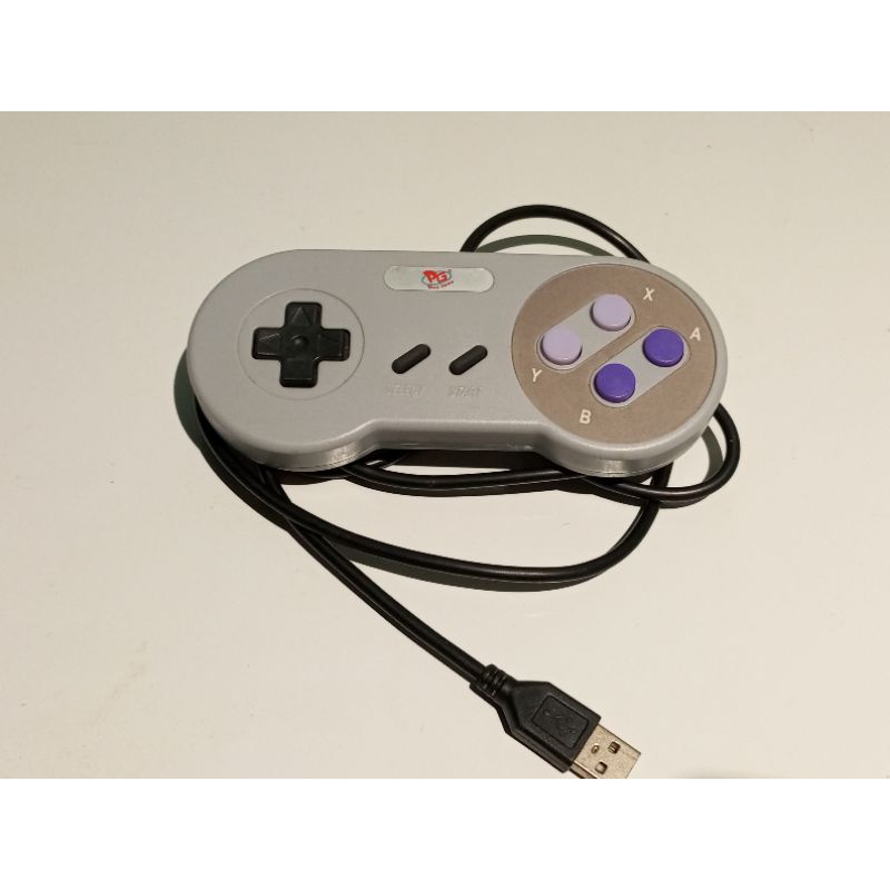 Controle USB Retrô Super Nintendo SNES Para PC Notebook Emulador 🎮