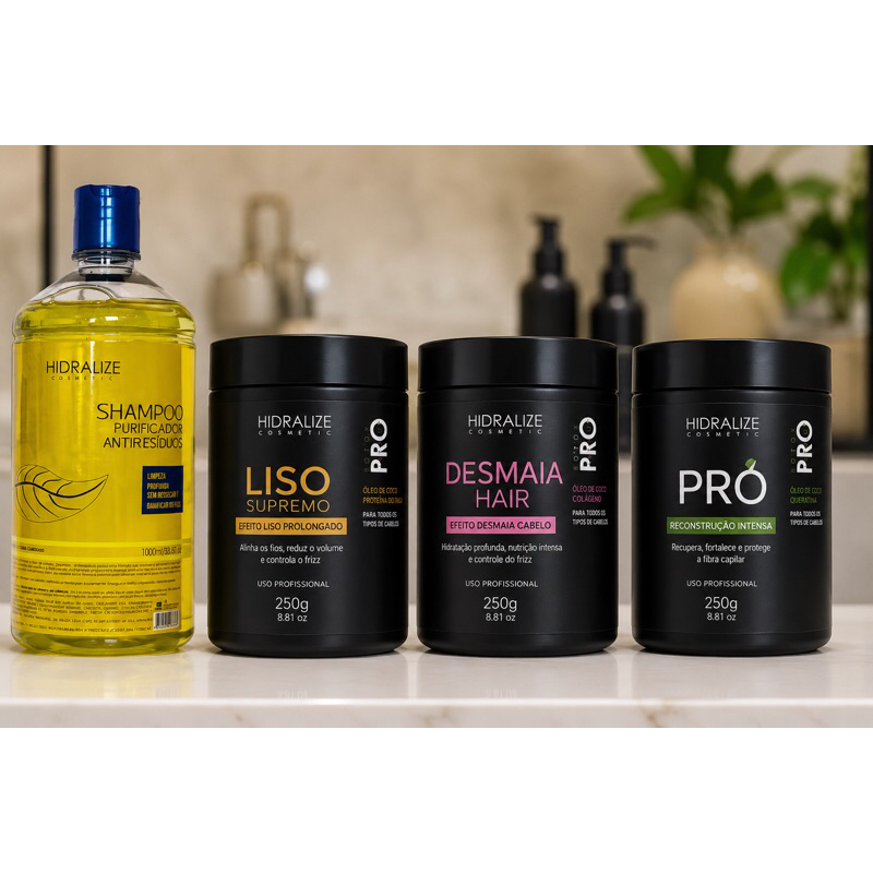Kit Botox perfeito! Botox+ shampoo+ óleo 100% liso!😍