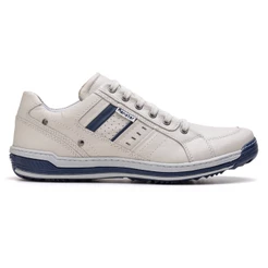 Sapatênis Masculino em Couro Comfort Casual com Palmilha Gel