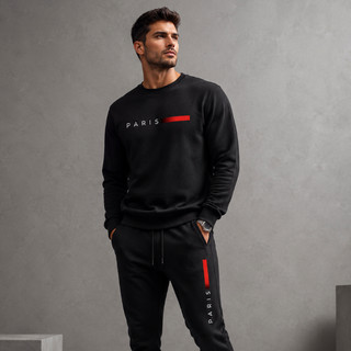 Conjunto Moletom Exclusivo Estampa Paris Edição Limitada Streetwear Urbano Unissex