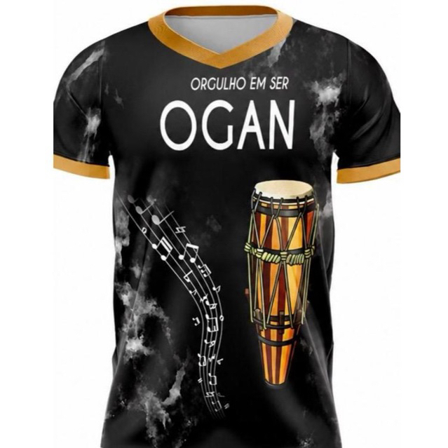 Camiseta Orgulho Ogan Religiosa de Matriz Africana