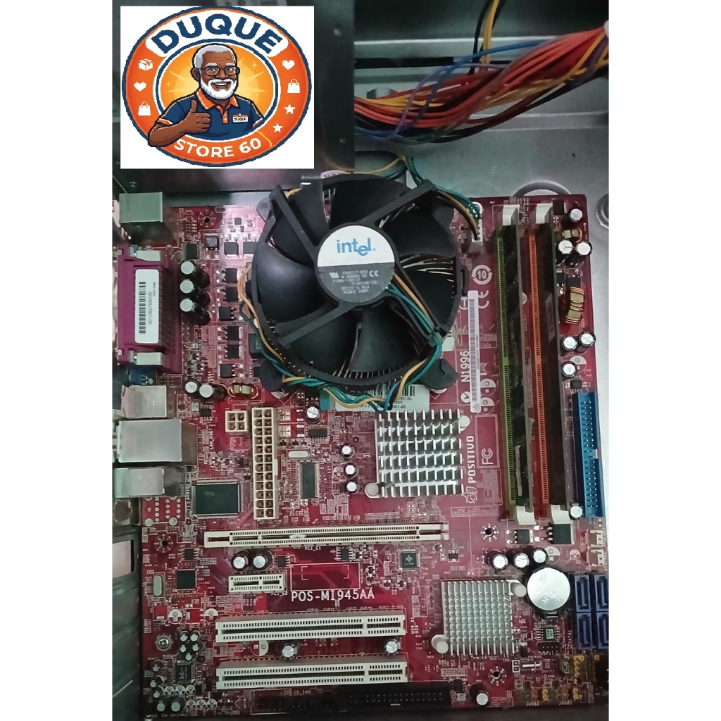 KIT PLACA MÃE 775 + CORE 2 DUO + 3GB DDR2