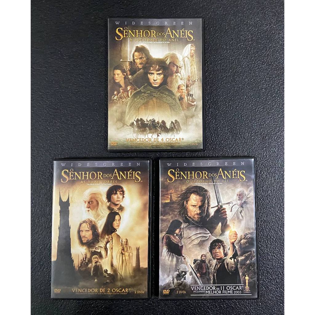 Kit Dvd's duplos a Trilogia Senhor dos Anéis - Peter Jackson, Elijah Wood, Sean Astin