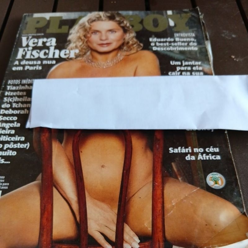 revista playboy 2000 Vera Fischer