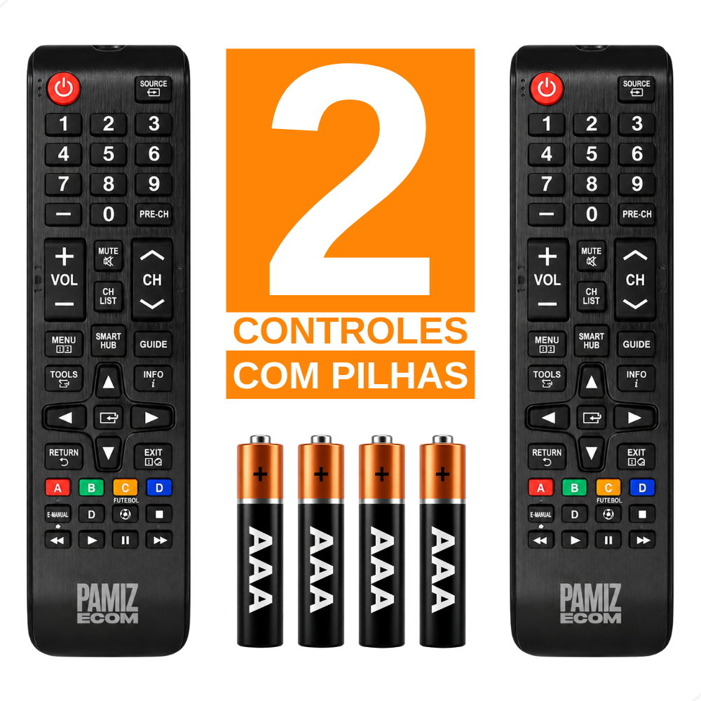 Controle Remoto Para Tv Samsung Smart 4K Led Universal