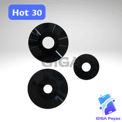 Kit Lente Câmera Traseira Vidro Compativel Infinix Hot 30