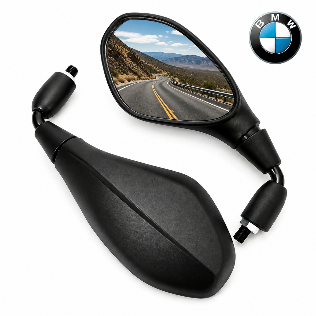 1 a 3 Retrovisor Bmw F800 Haste Curta Rebaixada 90° Convexa Honda
