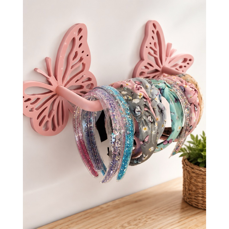 Expositor Infantil Para Tiaras E Arcos Decorativo Borboleta