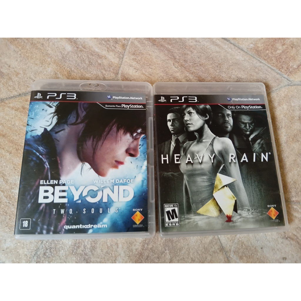 Beyond e heavy rain originais PS3