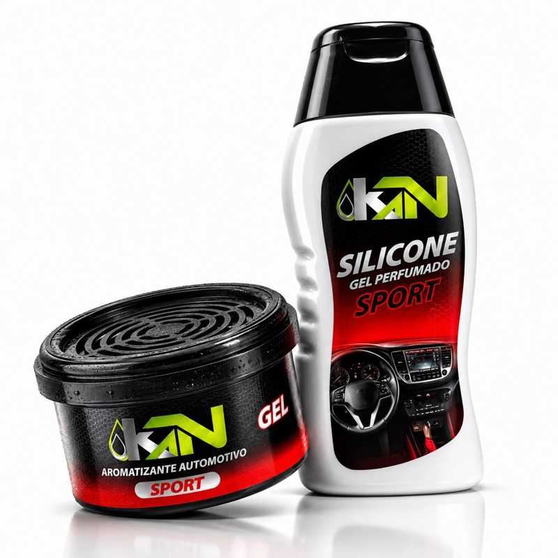 Silicone Gel Automotivo Sport + Aromatizante Carro Painel Vinil Plástico