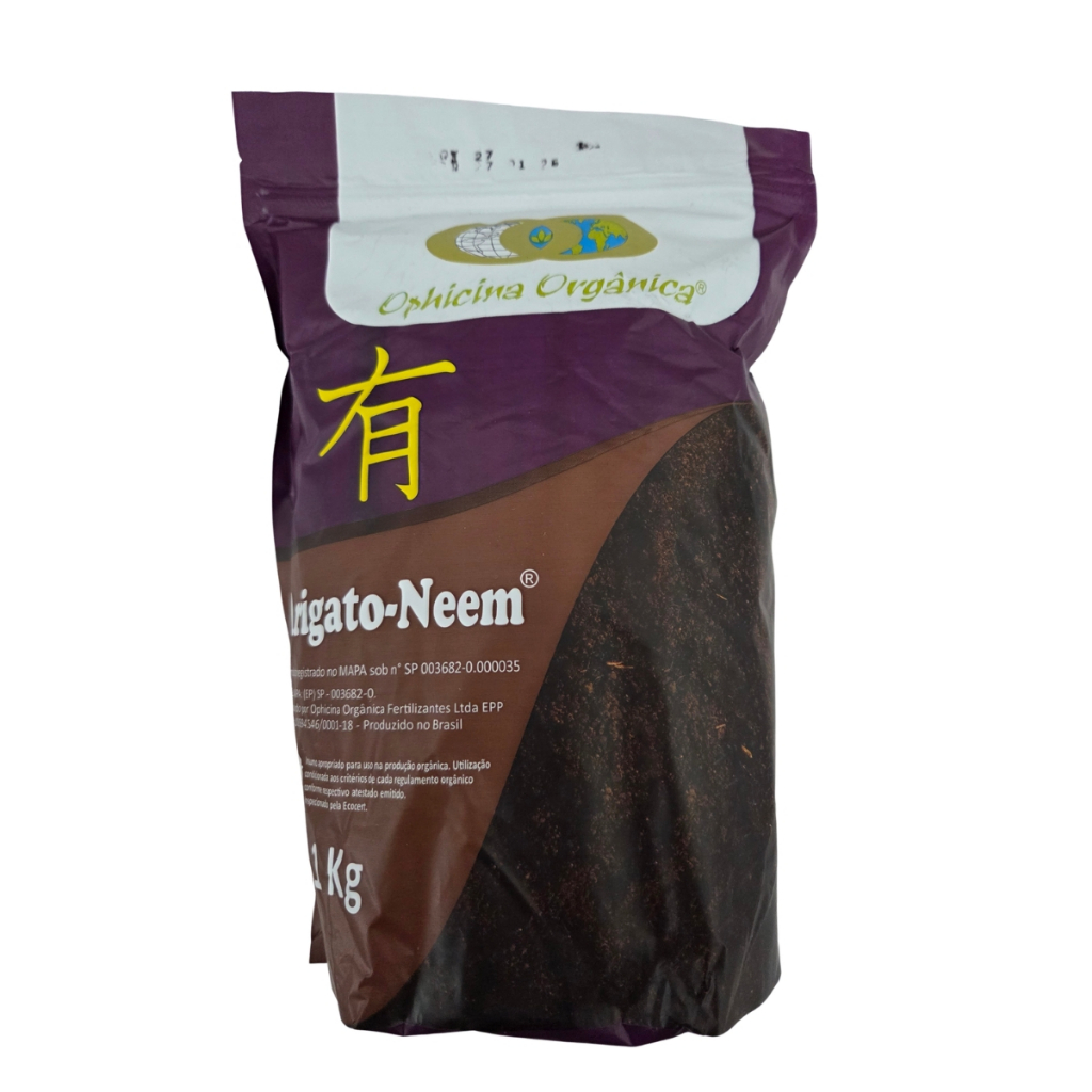 Torta Vegetal de Nim Torta De Neem Proteção Contra Praga Fungo Insetos - 3 Kg