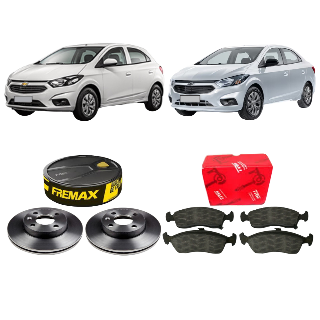 Kit Disco Dianteiro + Pastilha De Freio Joy Plus 1.0 2019 A 2023 Fremax Trw