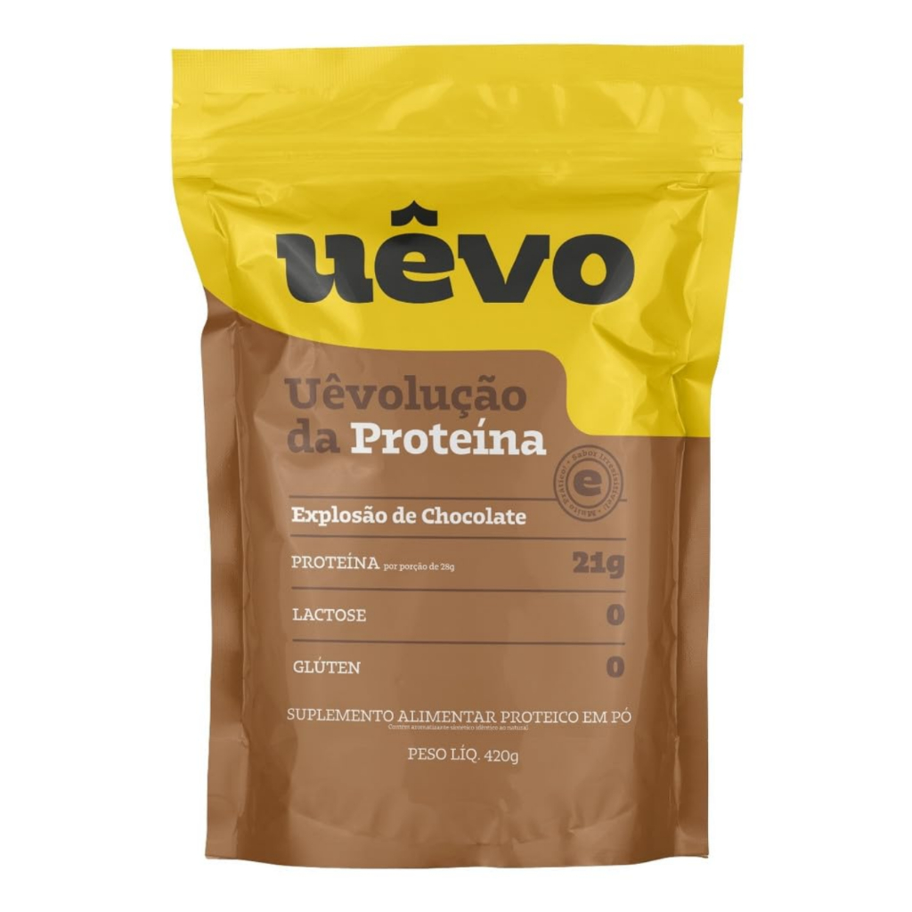 Proteína 420g - Protein Egg Whey - Uêvo