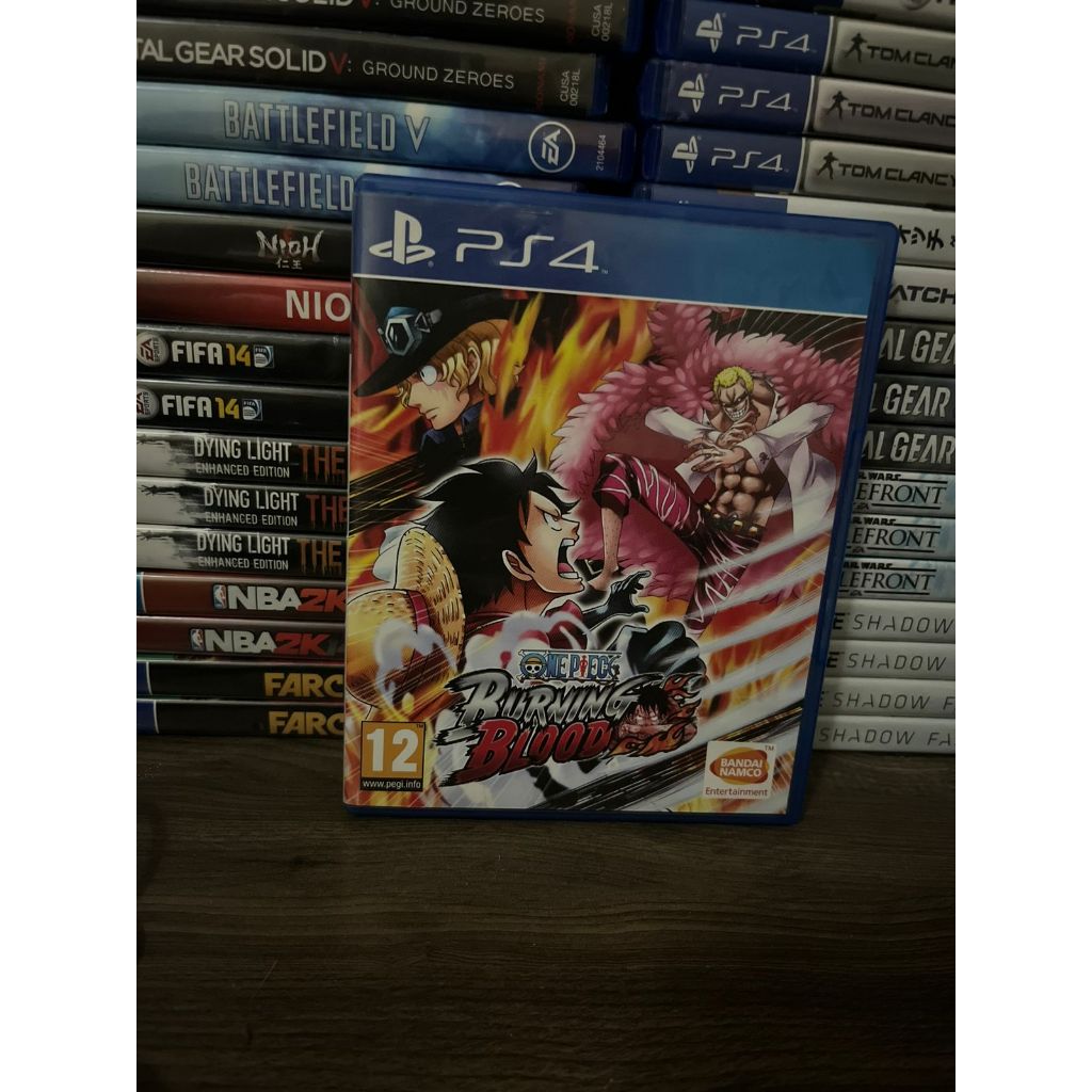Jogo One Piece Burning Blood Playstation 4 PS4 Mídia fisica