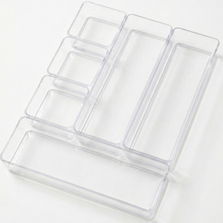 Kit C/ 6 Organizadores De Acrílico Transparente Multiuso