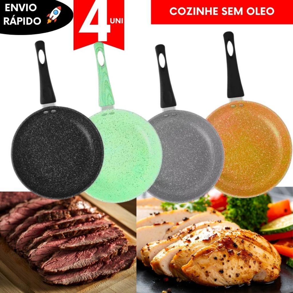 Kit Frigideira Panela Anti Risco Disco Arado Fogão Indução Camping Panquequeira Chef Cozinha Panela Wok Industrial