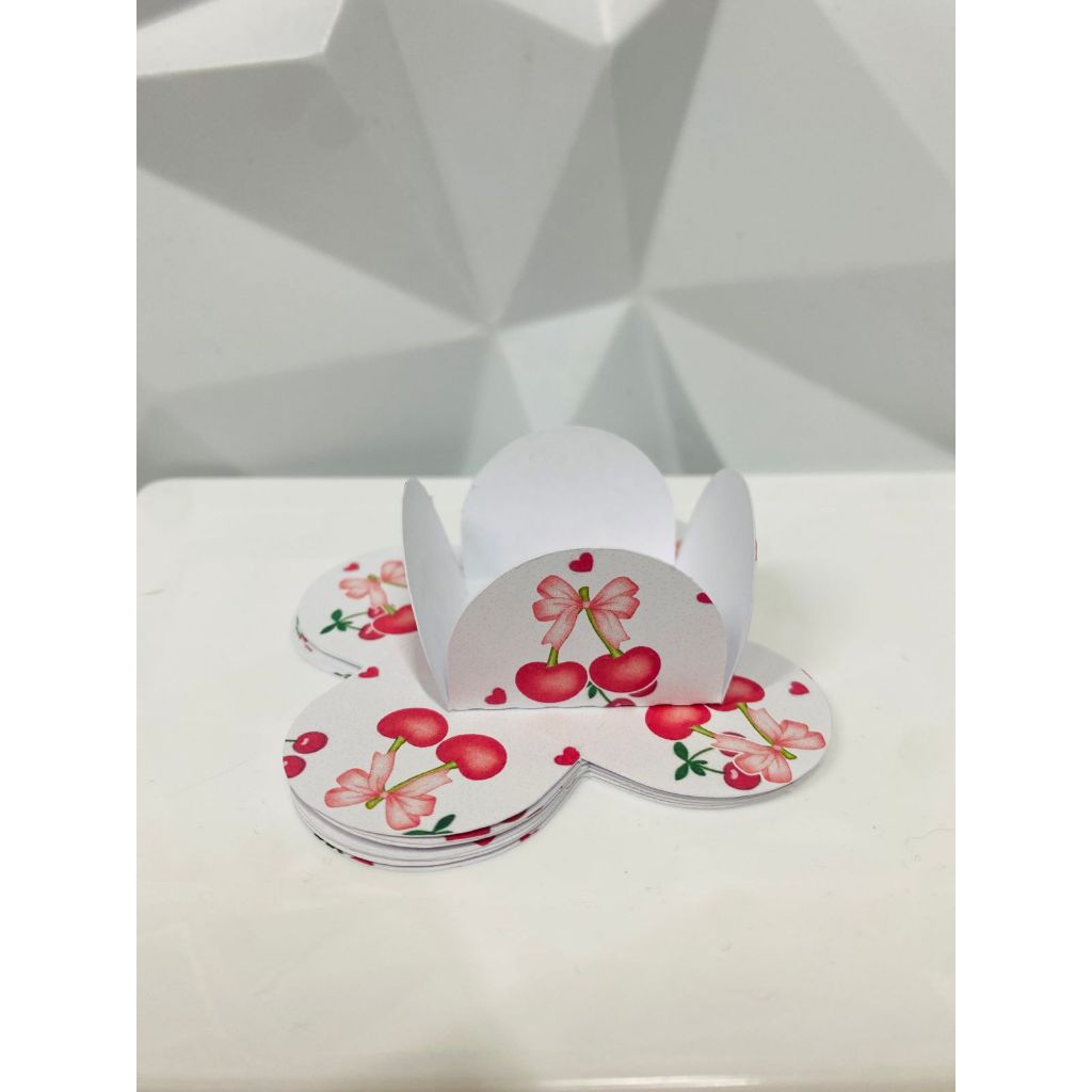 Forminha de Doces Cerejinha Personalizada no Tema /Lembrancinha de Festa /Aniversário