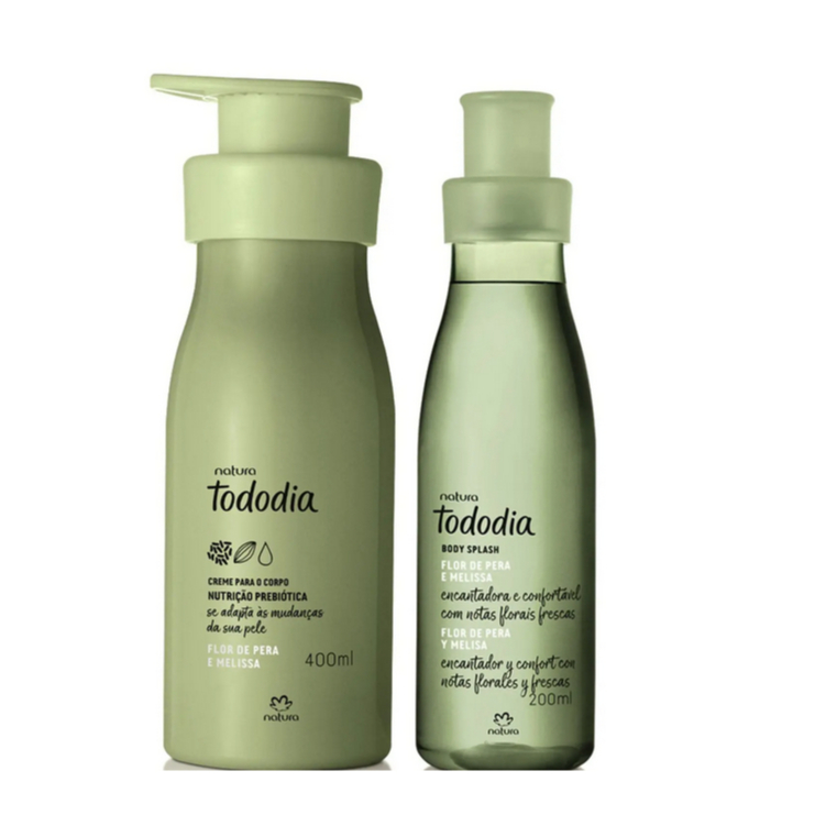Natura Tododia Kit Flor de Pera e Melissa - Hidratante + Body Splash