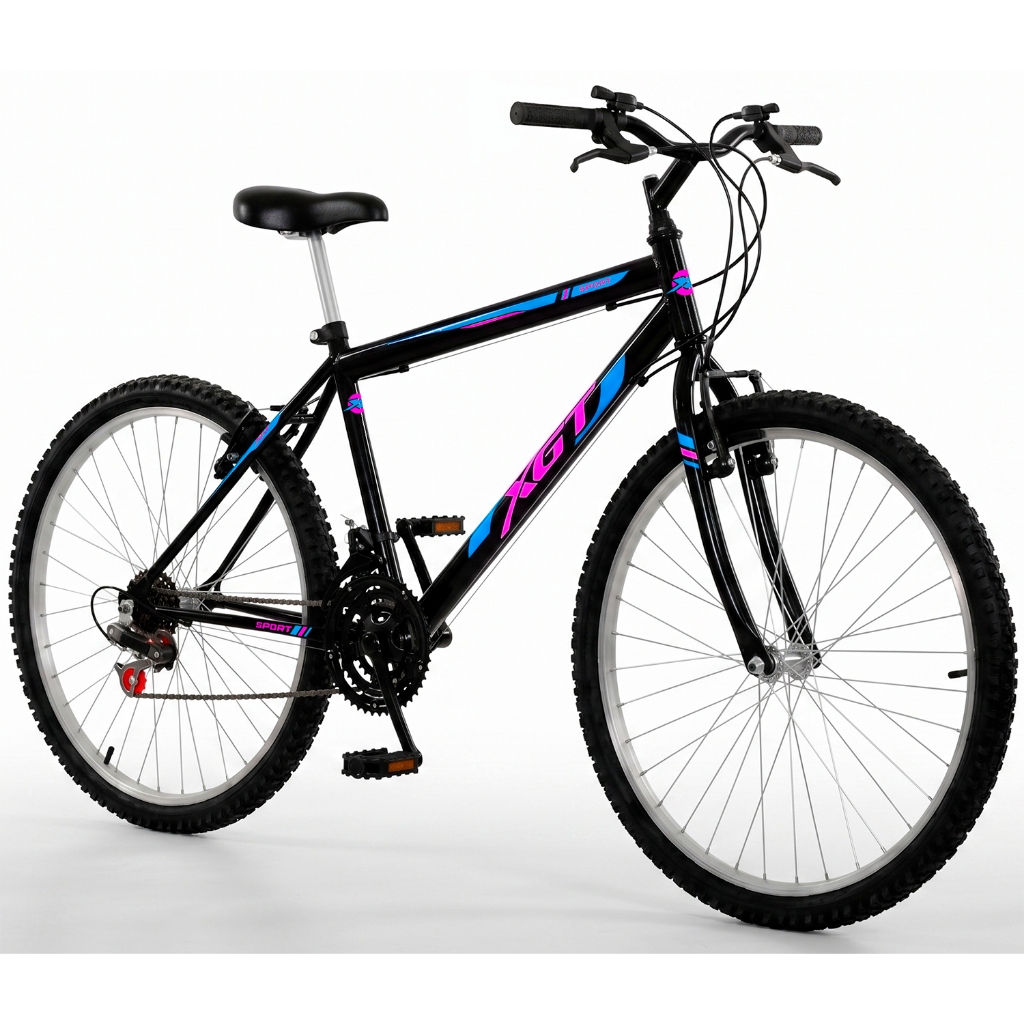 Bicicleta Aro 26 XGT Sport Infantil Adulto 18 Marchas Freio V-Brake · foto 2