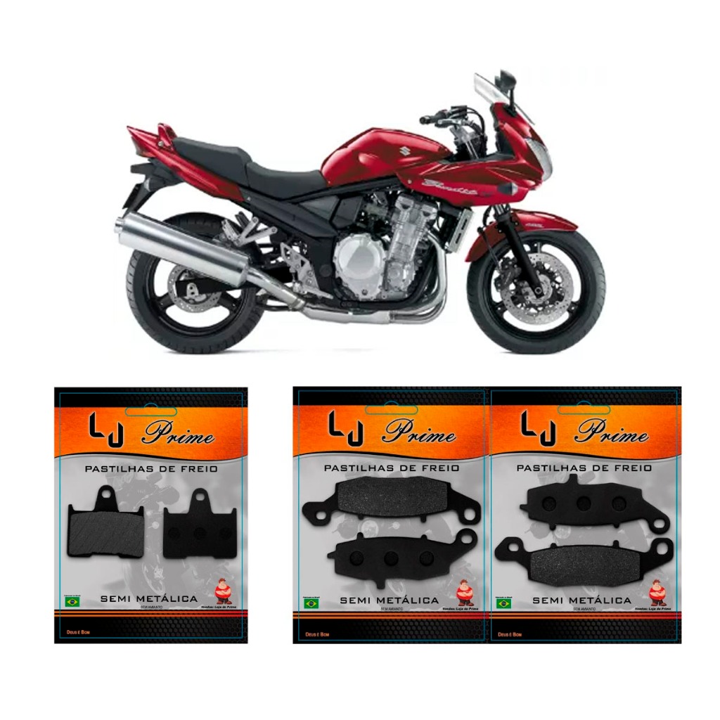 Kit Pastilha Freio Suzuki Bandit 650 S - 2005 2006 2007